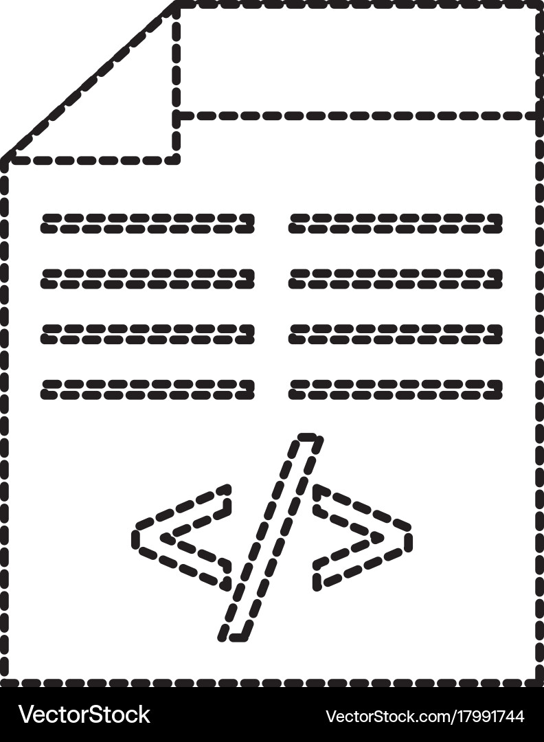Programmierfenster mit Skript der Kodierung von Daten vektorbild