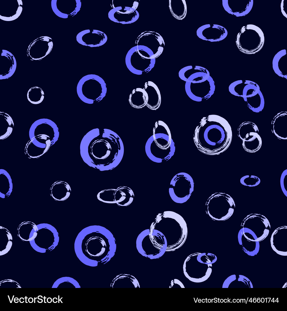Seamless abstract pattern of ellipses Vector Image