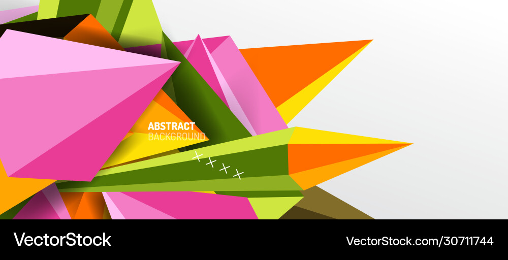 Trendy simple triangle abstract background Trendy simple triangle abstract background Vector Image