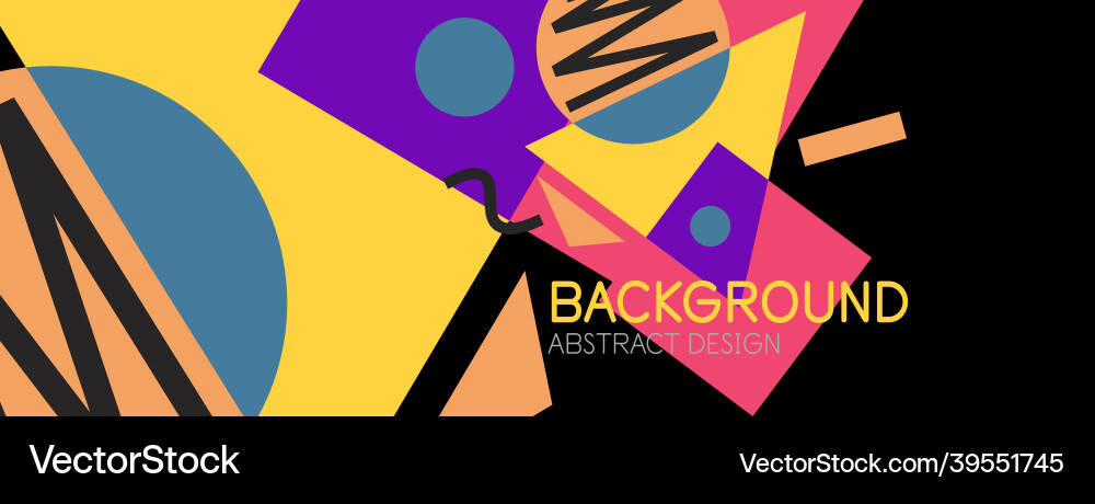 Abstract background blocks lines triangles Abstract background blocks lines triangles vector image