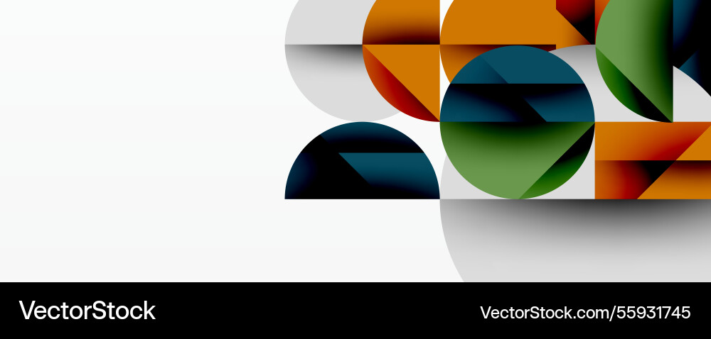 Abstract geometric design with intersecting Abstract geometric design with intersecting Vector Image