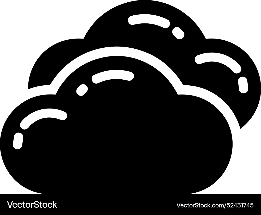 Cloud storage icon symbol image of the database Cloud storage icon symbol image of the database Vector Image