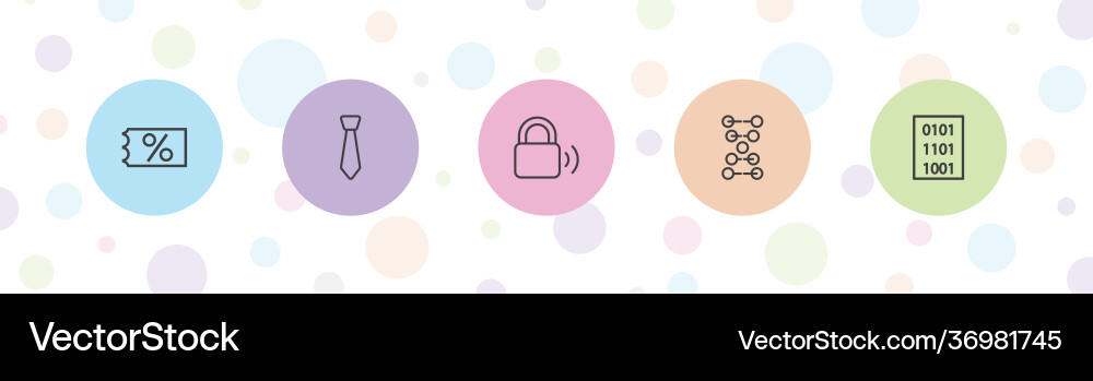 Code icons Vector Image