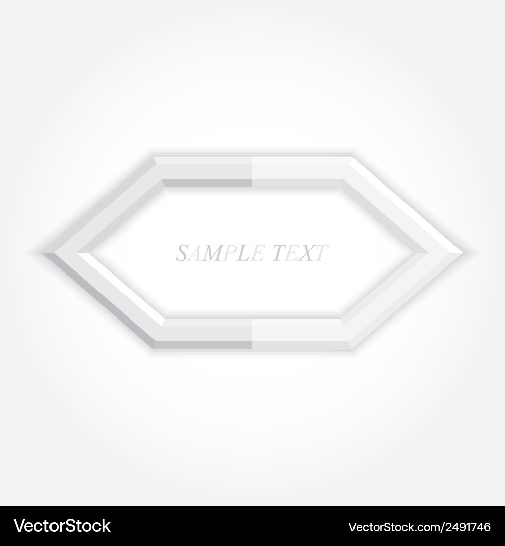 3d abstract background and hexagon icon design vector image