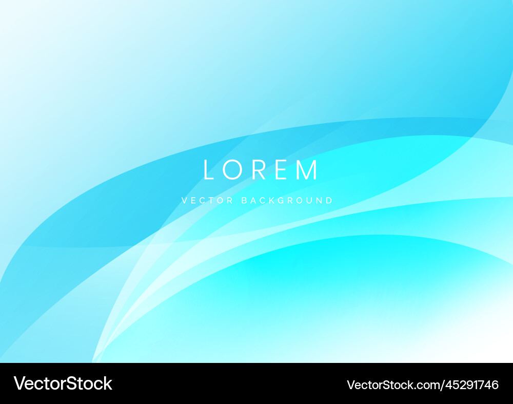 Abstract soft blue geometric curve overlay layer Abstract soft blue geometric curve overlay layer vector image