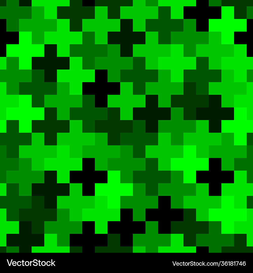 Cross shapes columns seamless pattern geometric vector image