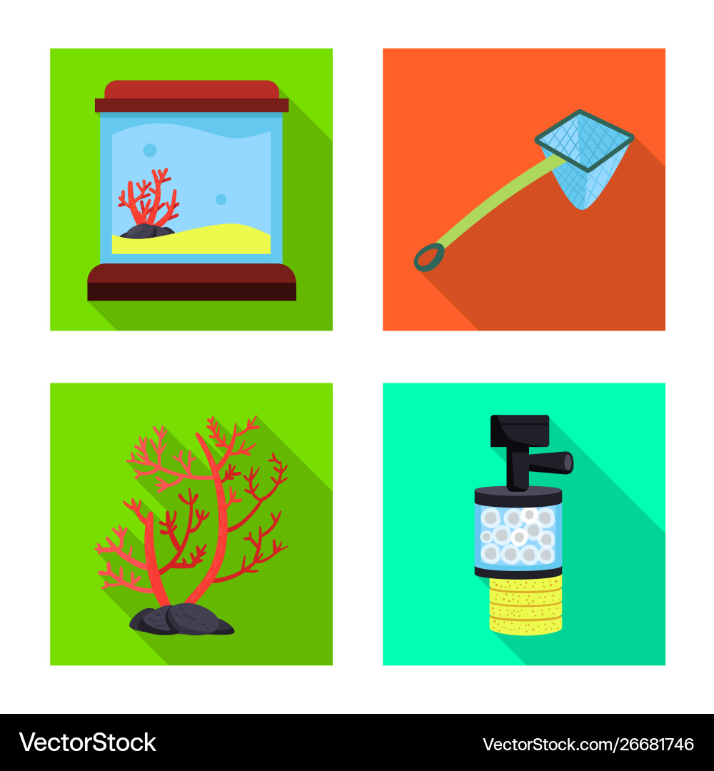 Isolated object natural and hobicon set Vector Image