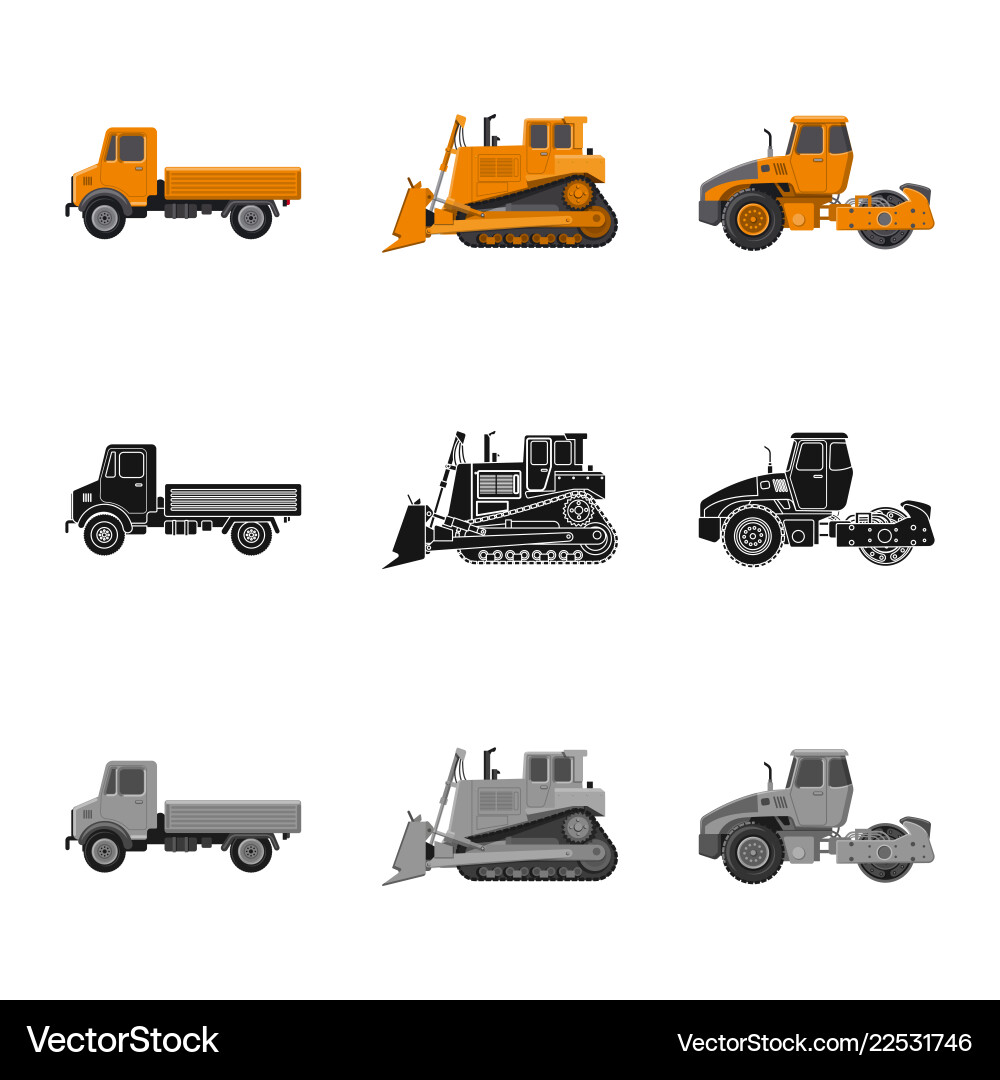 Isolated object of build and construction symbol Isolated object of build and construction symbol vector image