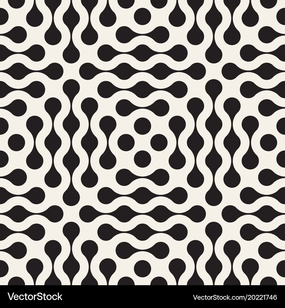 Monochrome Lattice Pattern vector image