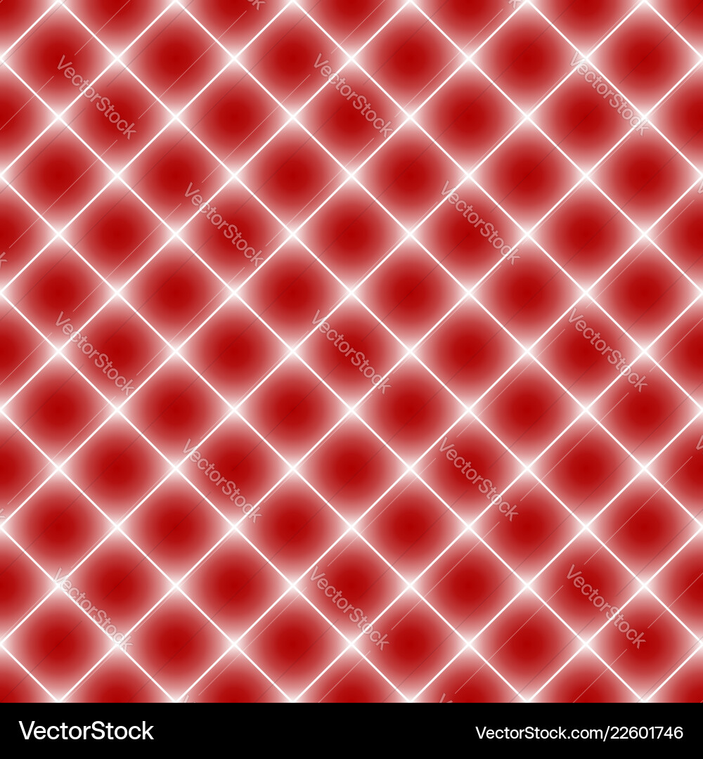 Red Square Mesh Pattern vector image