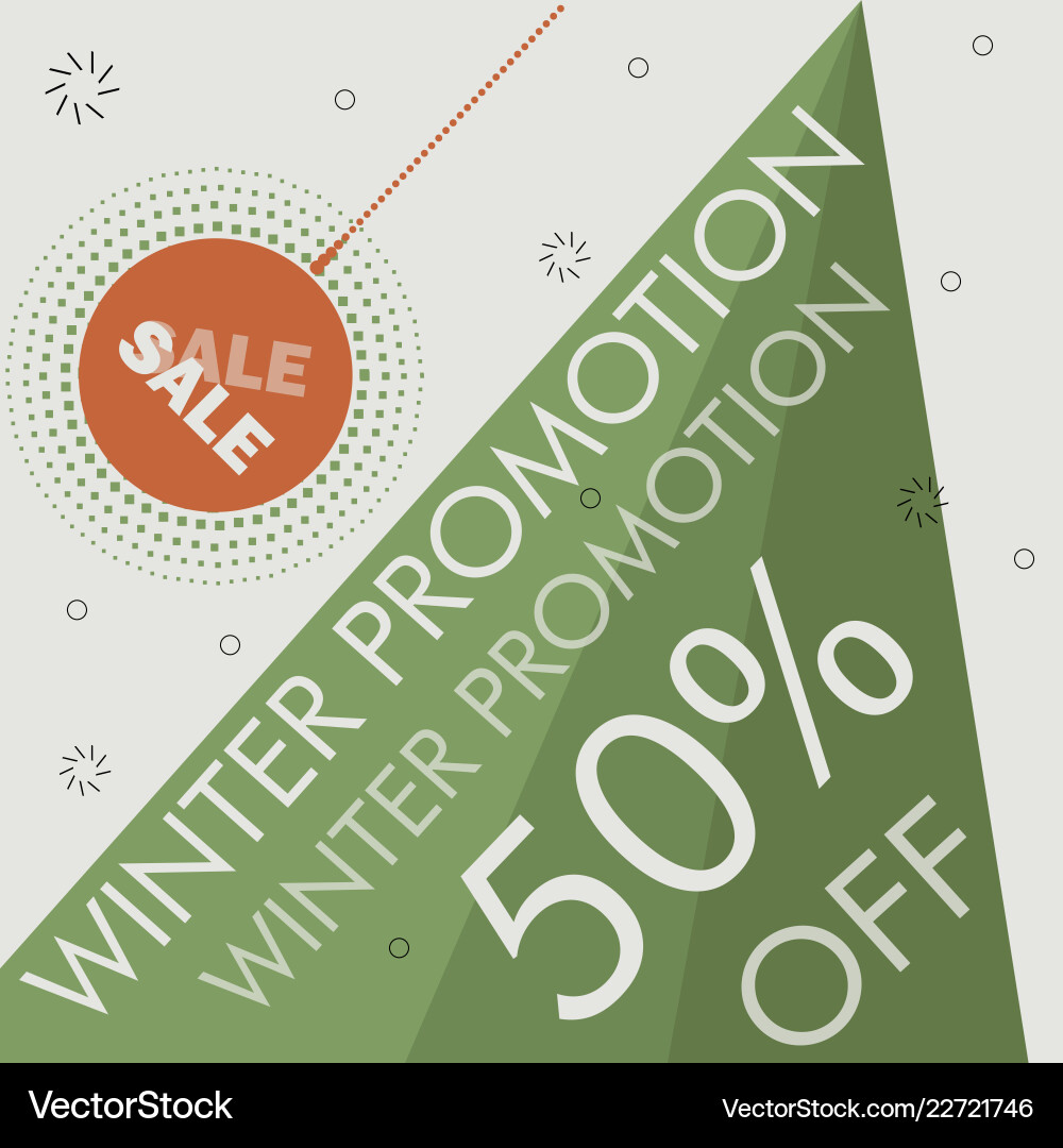 Simple background with promotion text abstract vector image