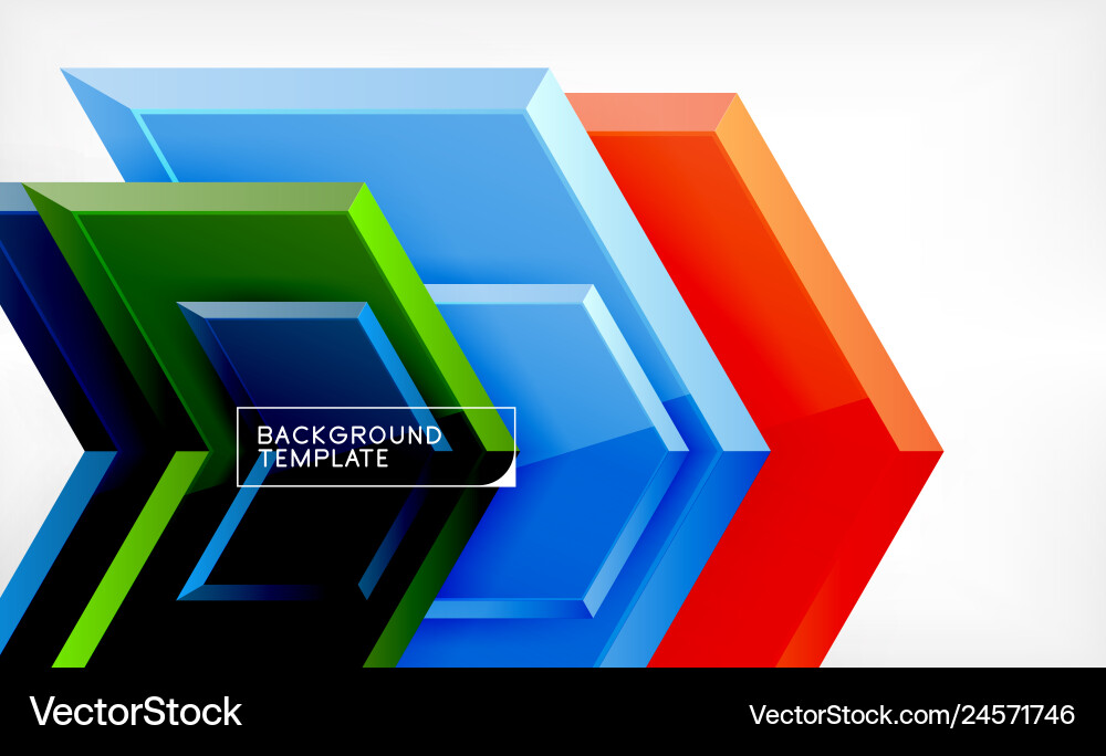 Techno arrow background template design Techno arrow background template design Vector Image