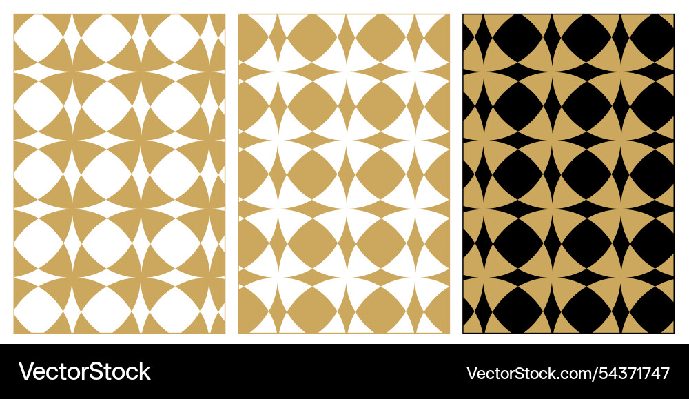 Set of patterns with crosses stripes lines Vector Image