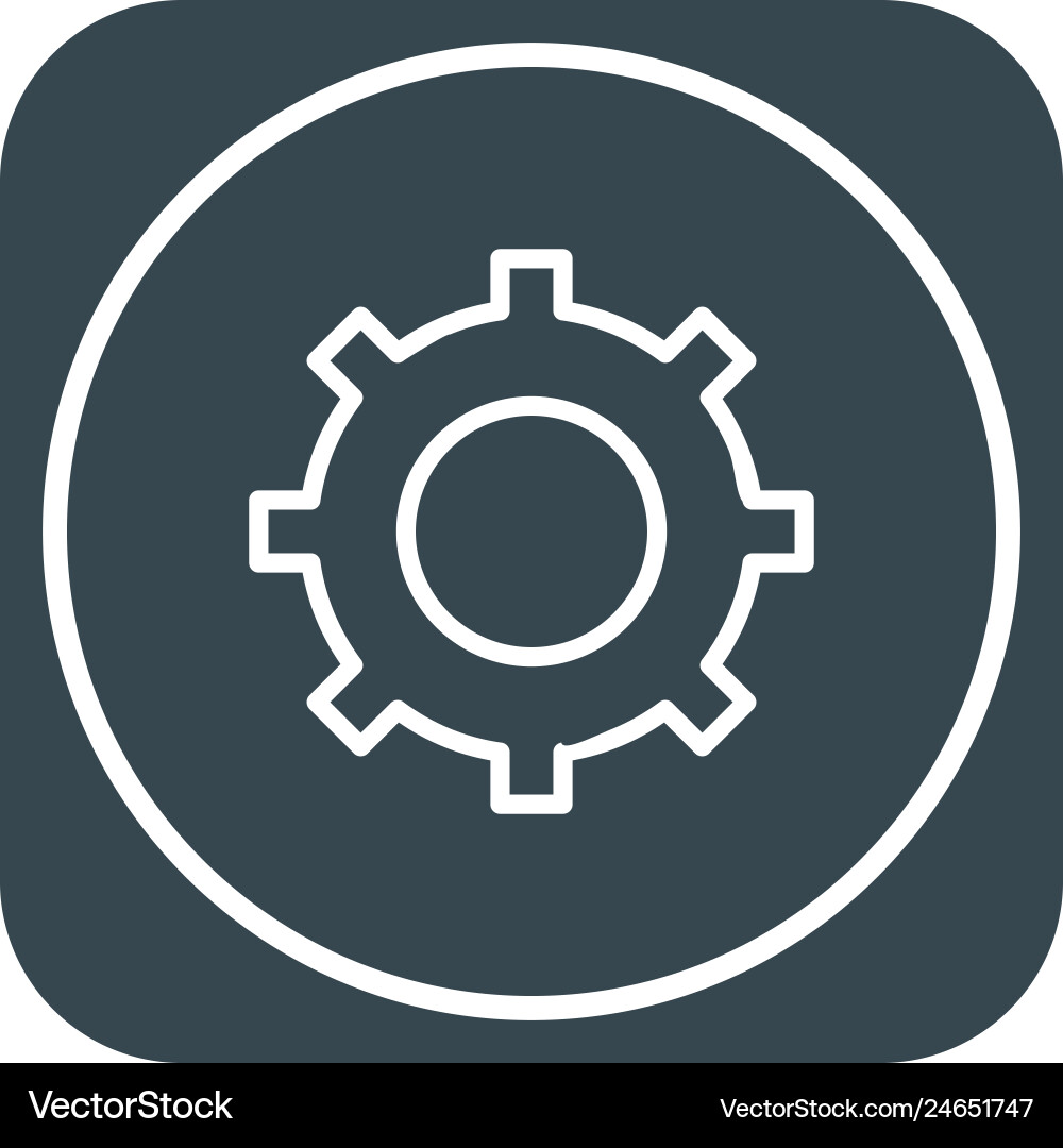 Setting icon Vector Image
