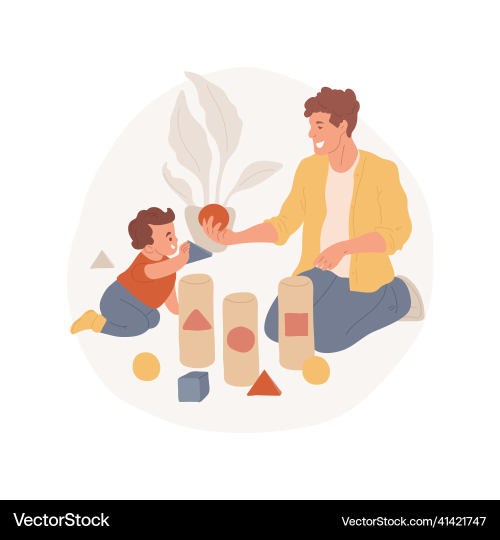 Sorting shapes exercise abstract concept Sorting shapes exercise abstract concept vector image