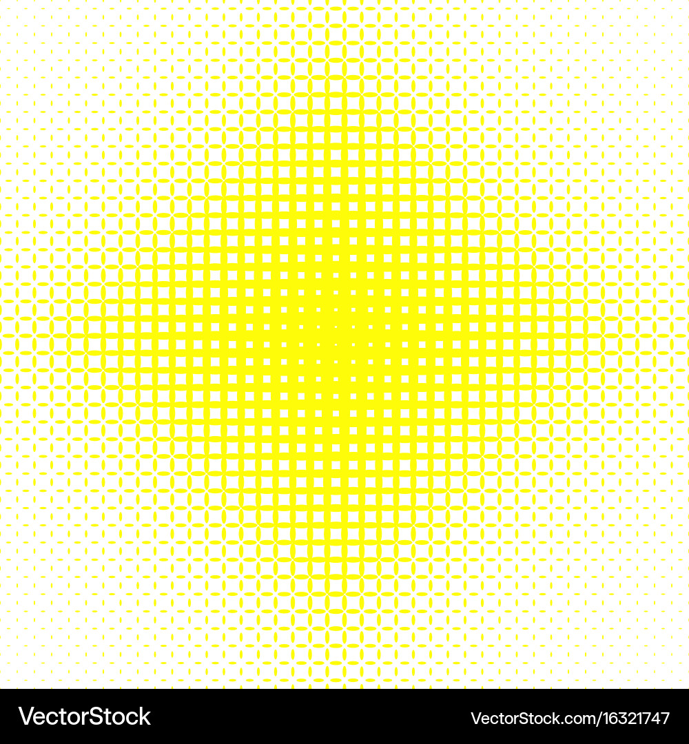 Symmetrical halftone ellipse pattern background vector image