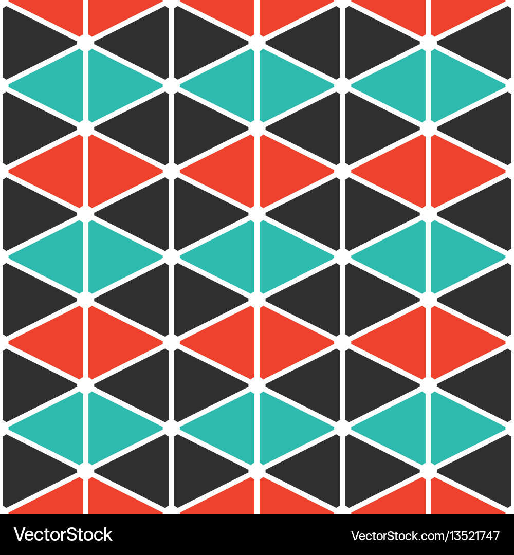 Triangular Geometric Pattern vector image