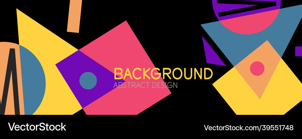 Abstract background with blocks lines geometric Abstract background with blocks lines geometric Vector Image