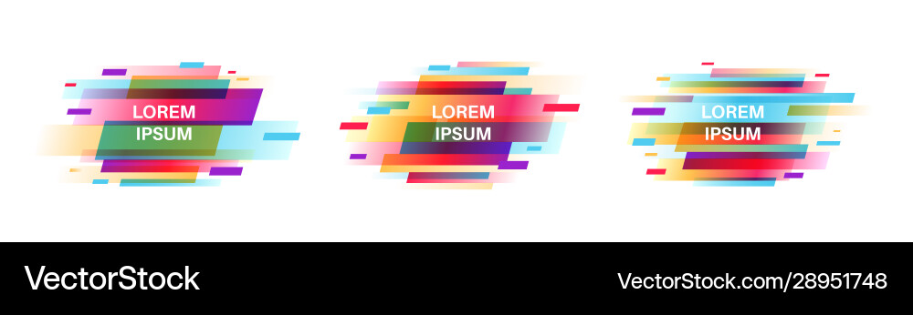 Abstract Colored Forms - Dynamic Shapes vector image