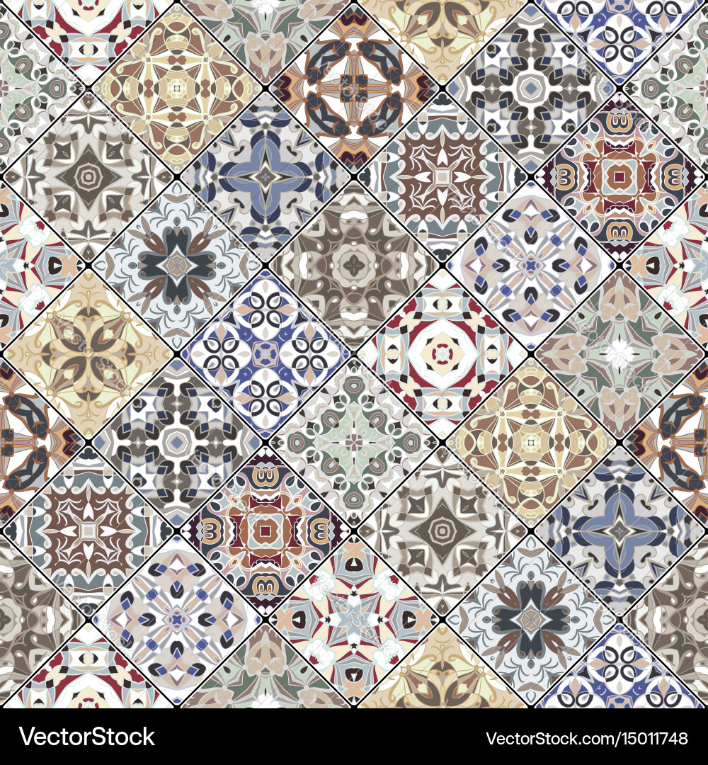 Collection of abstract patterns vector image