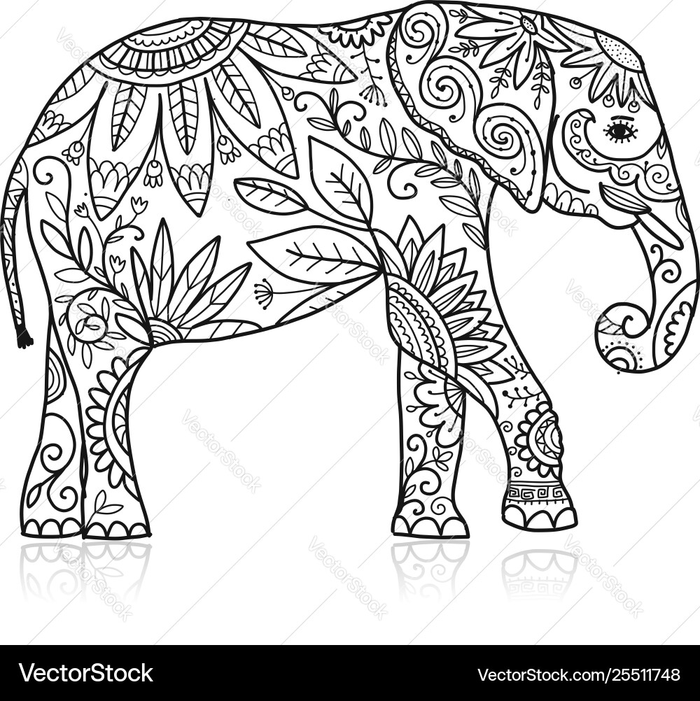 Indian fabric elephant design Cut Out Stock Images \u0026 Pictures - Alamy, image size:1000x1002