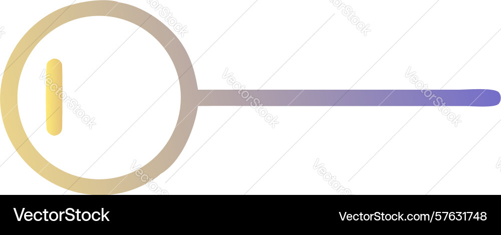 Interactive search bar for finding information vector image