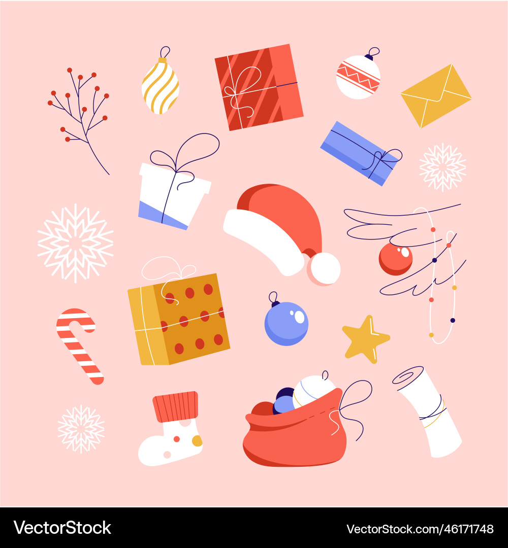 Set of year design elements Set of year design elements vector image