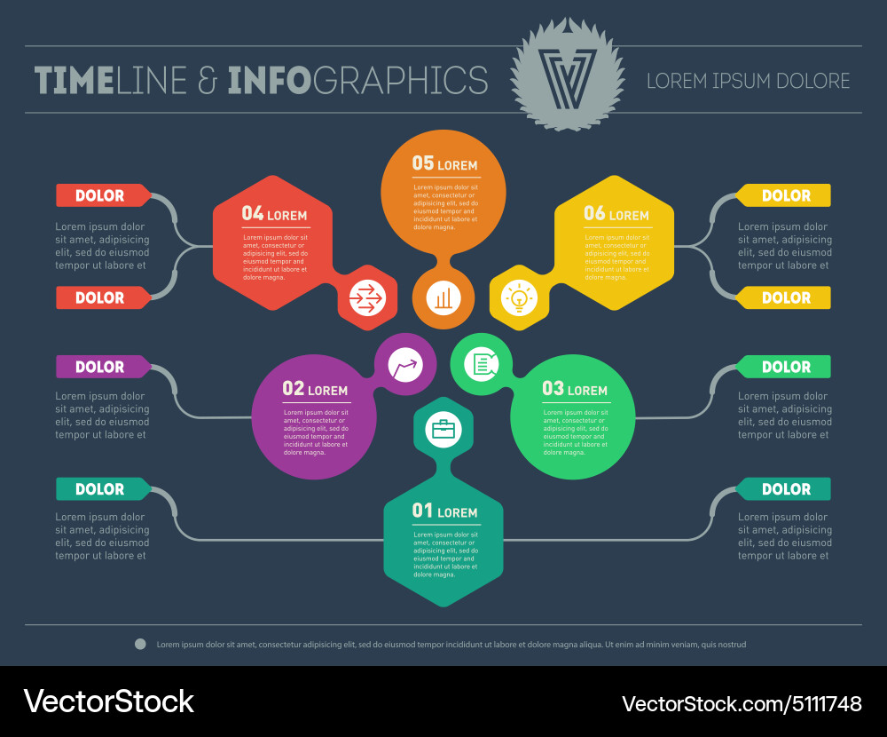 Web template of a pyramidal chart diagram Vector Image