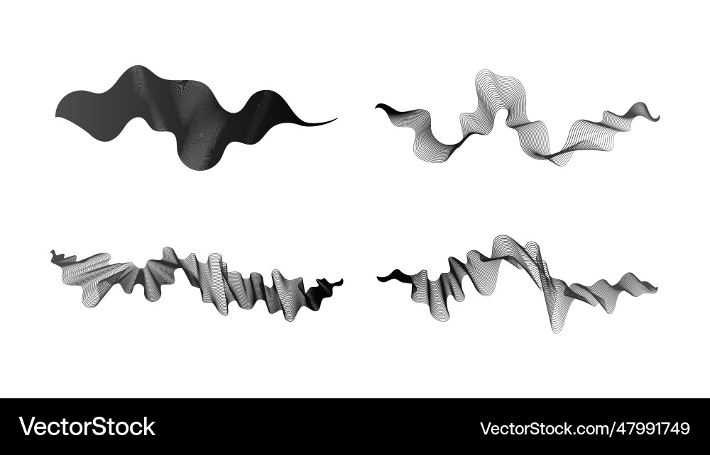 Abstract backdrop with dark wave gradient lines Abstract backdrop with dark wave gradient lines vector image