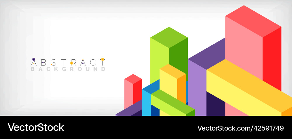 Abstract background 3d cubes cubic elements Abstract background 3d cubes cubic elements vector image