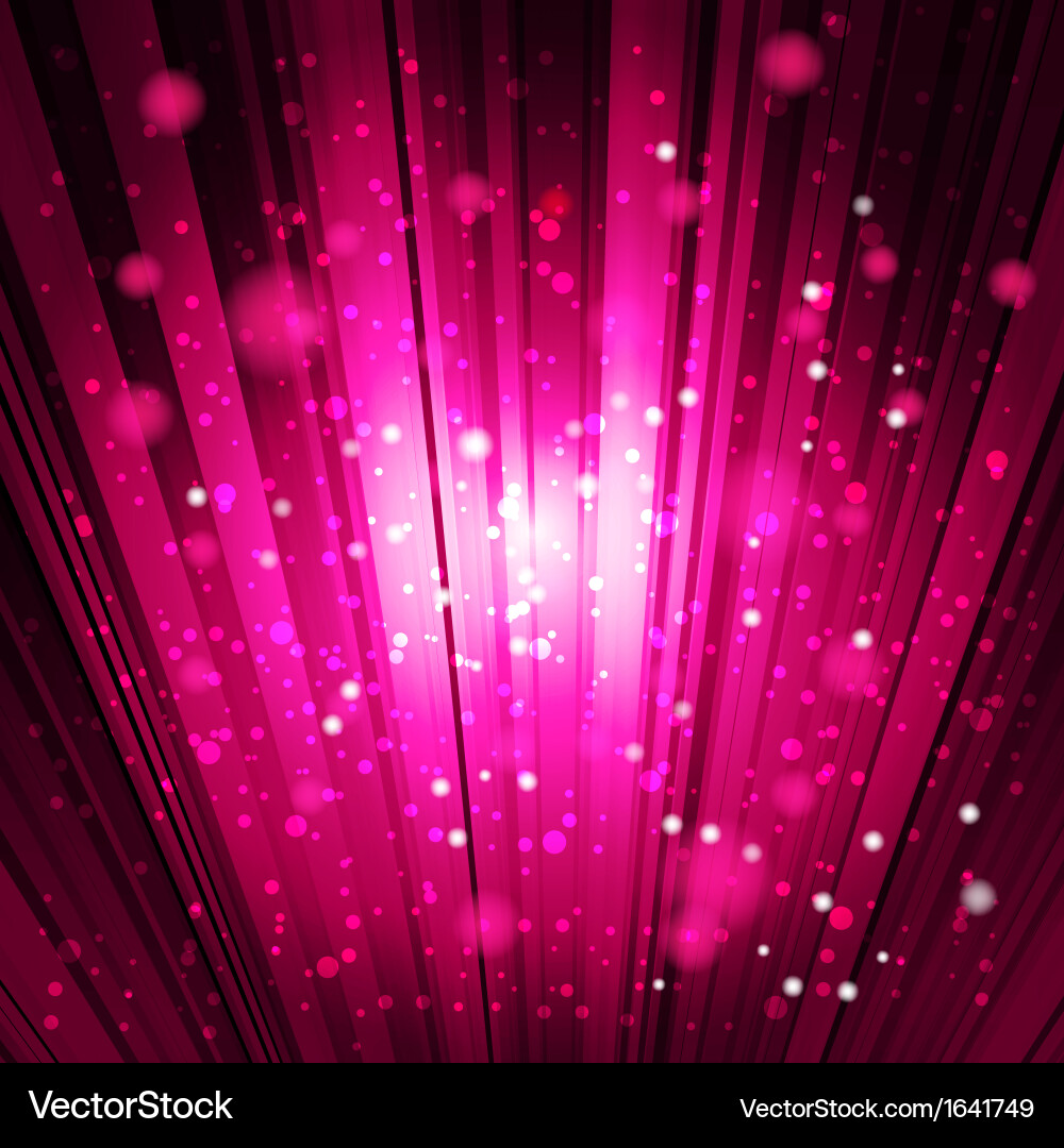 Abstract background with colored lines and light vector image