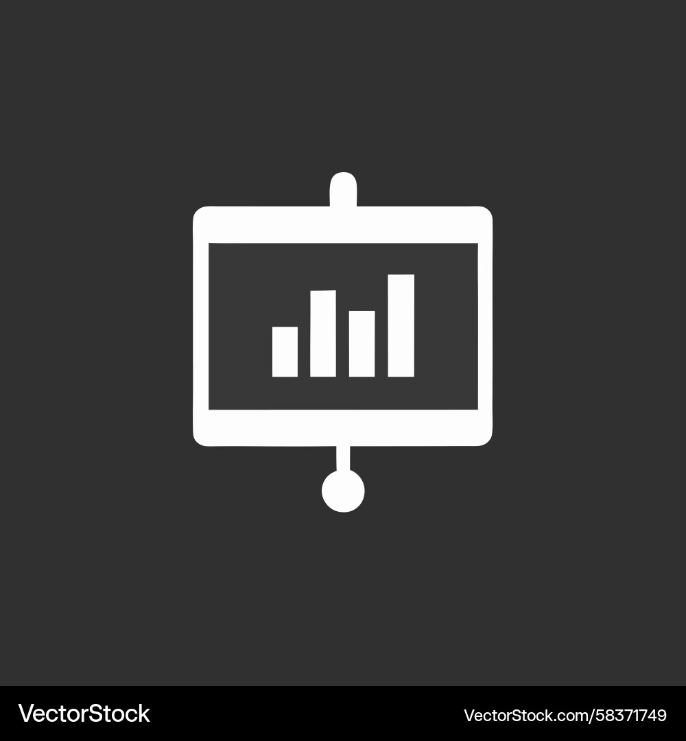Bar Chart Performance Analysis Vector Image