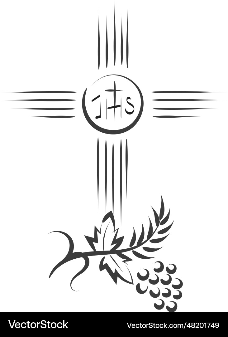 Christian symbol design for print Christian symbol design for print vector image
