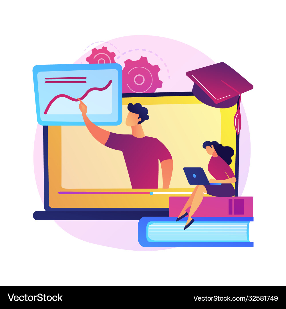 Computer graphics advices and tips watching Computer graphics advices and tips watching vector image