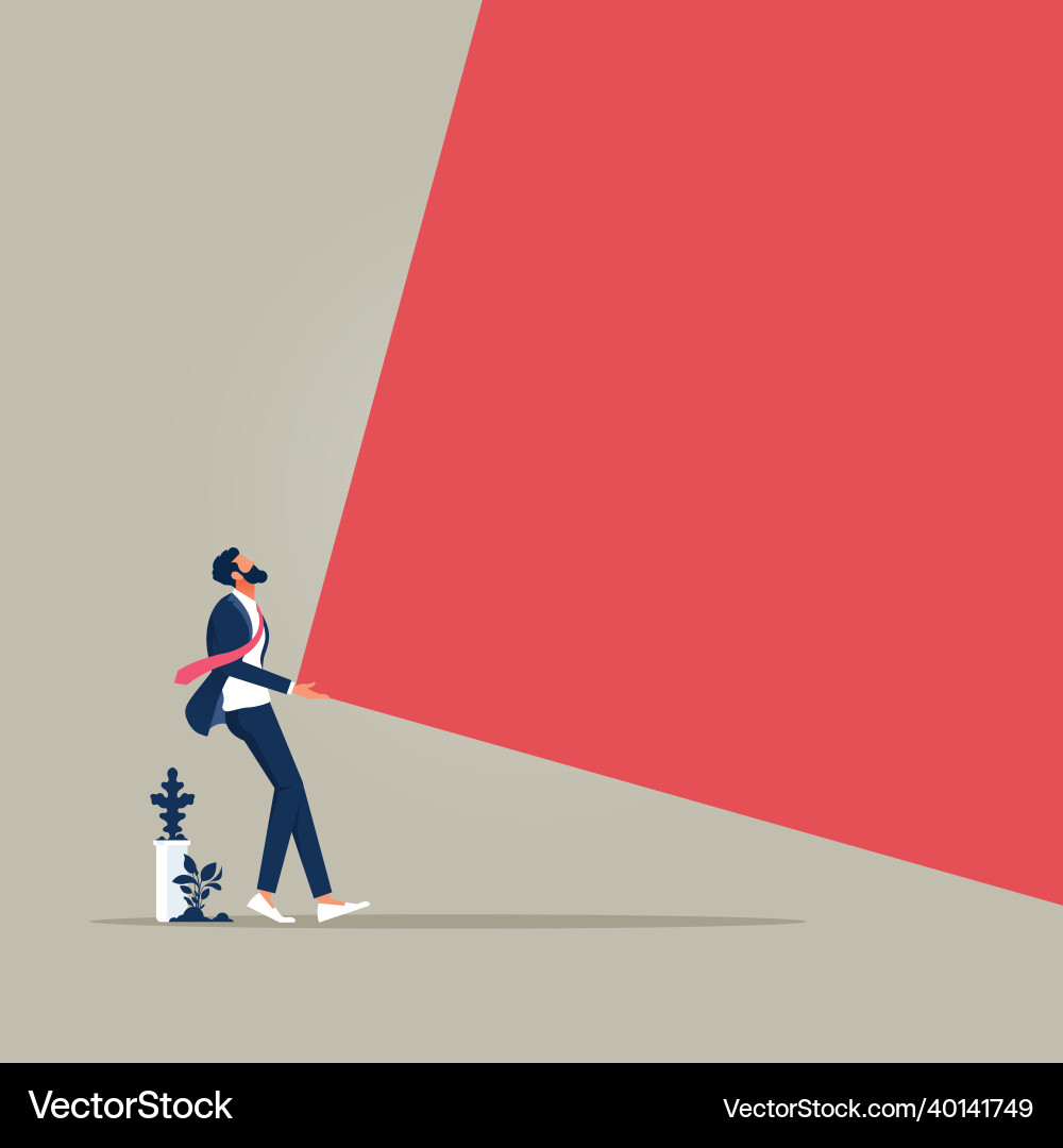 Concept to finding solution solving very Vector Image