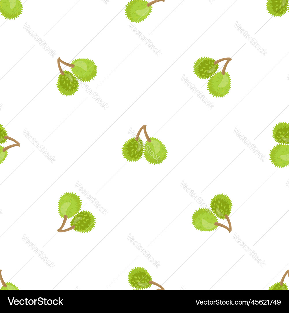 Durians pattern seamless Durians pattern seamless vector image
