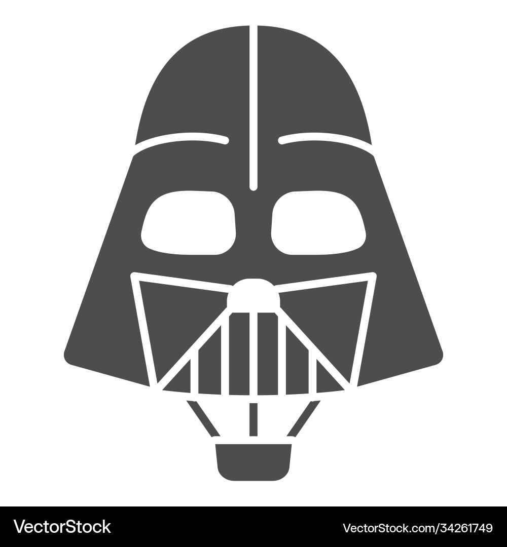 Kopf Darth vader Luftballon mit Korb fest Kopf Darth vader Luftballon mit Korb fest vektorbild