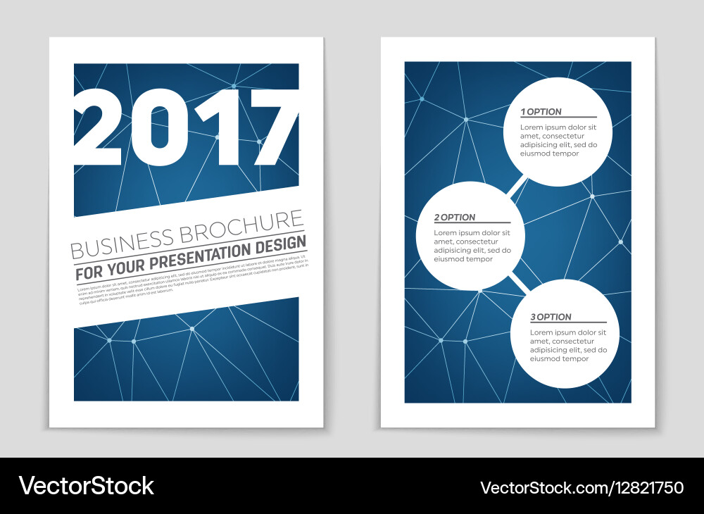 Abstract layout background set for art vector image