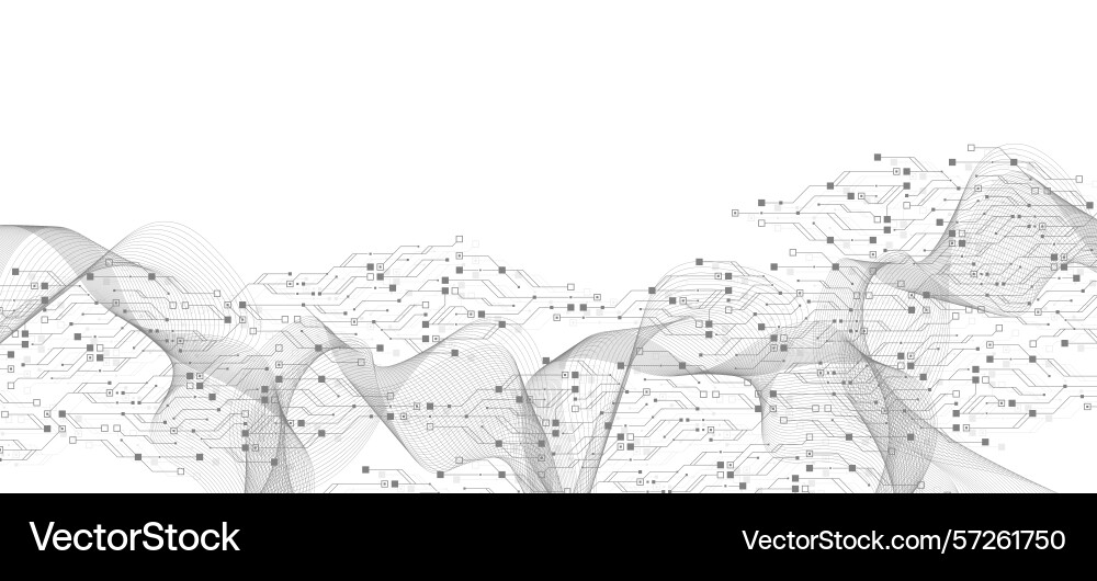 Artificial intelligence or machine learning Artificial intelligence or machine learning vector image