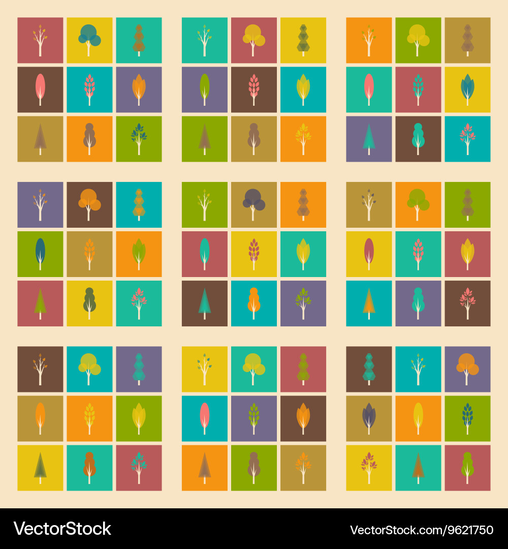 Flat with shadow concept and mobile application vector image
