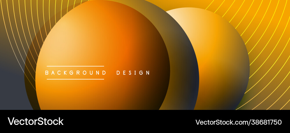 Gradient circles with shadows techno Gradient circles with shadows techno vector image