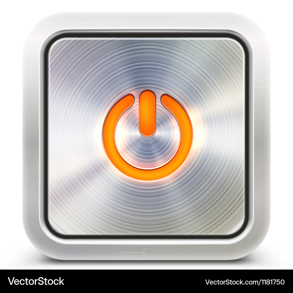 Power button Vector Image