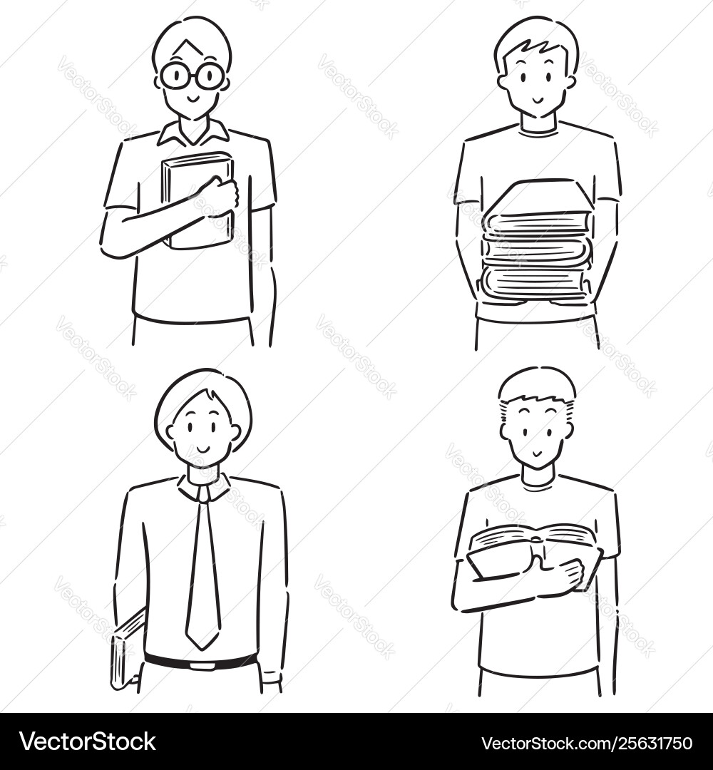 Set reader Set reader vector image