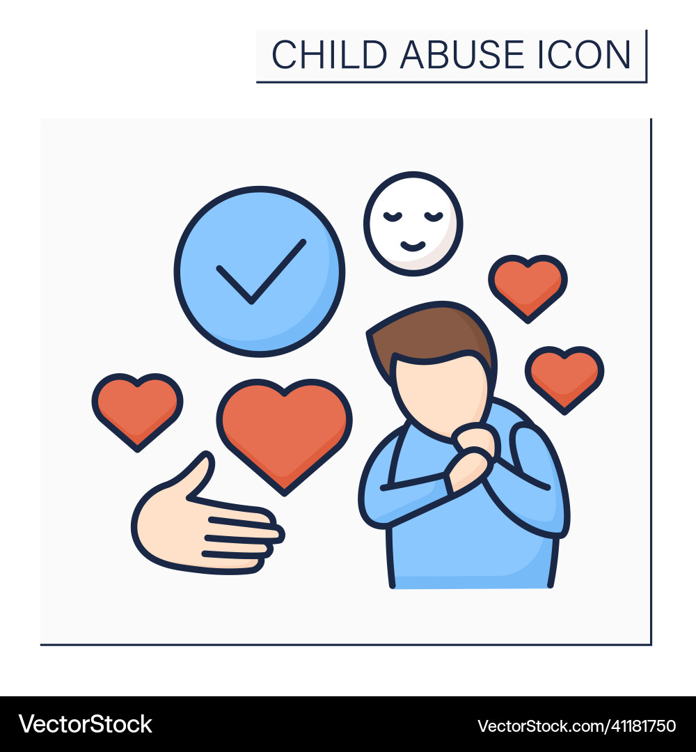 Support color icon Support color icon Vector Image
