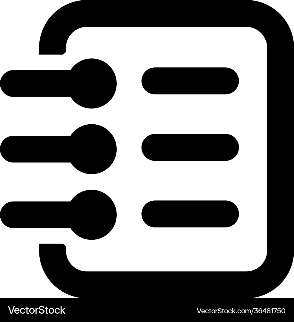 Text write icon Vector Image
