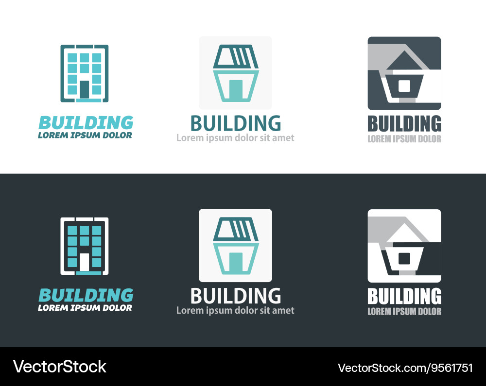 Building elements Vector Image