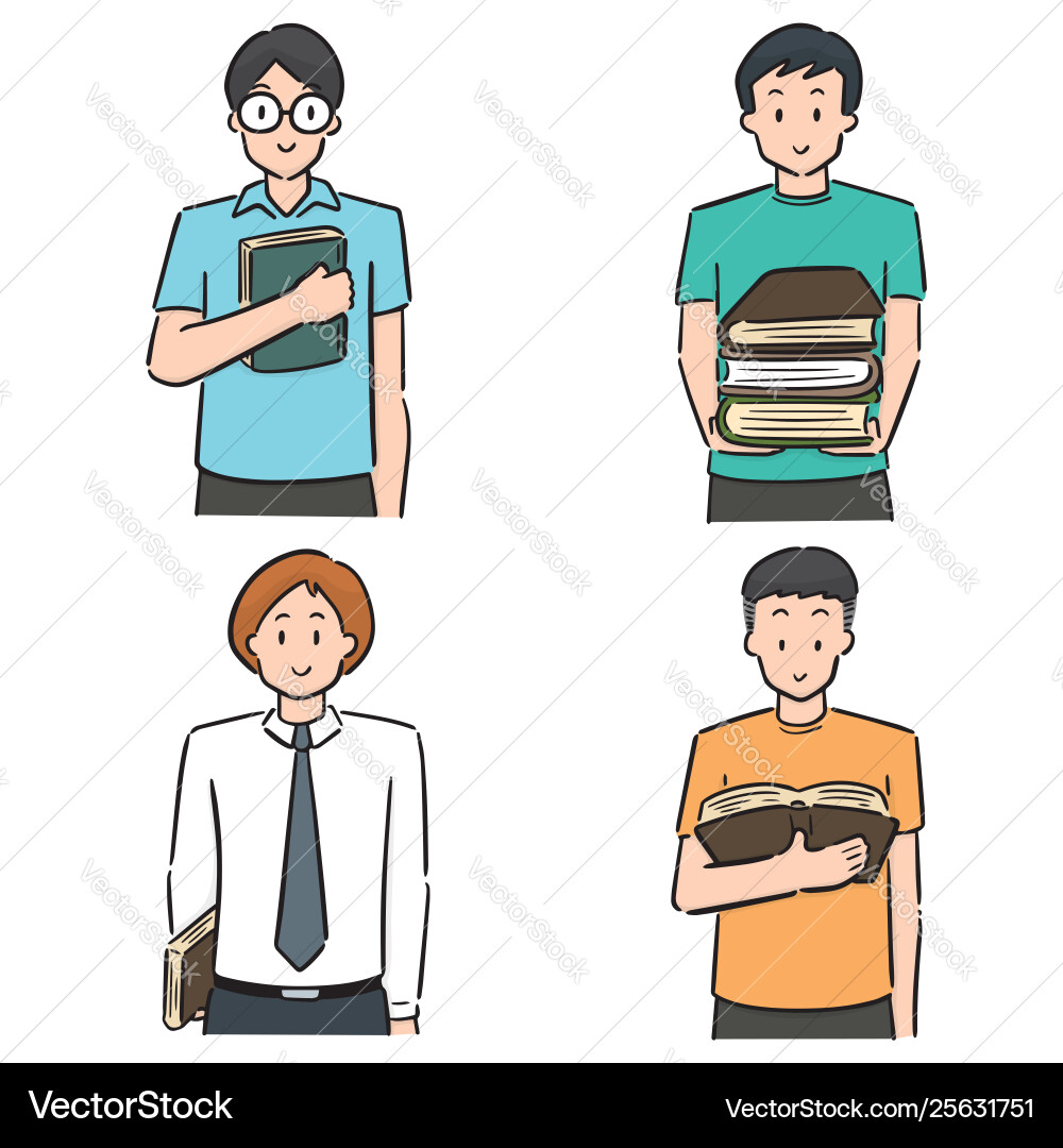 Set reader Set reader vector image