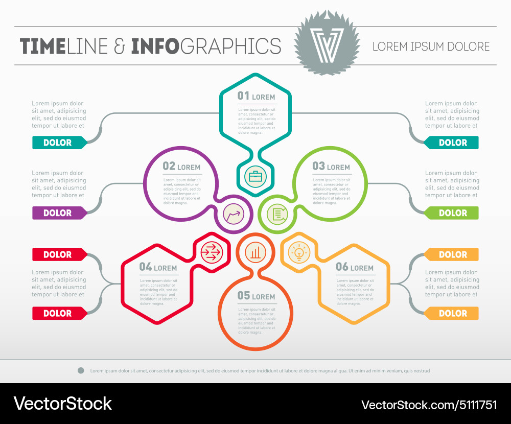 Web template of a pyramidal chart diagram vector image