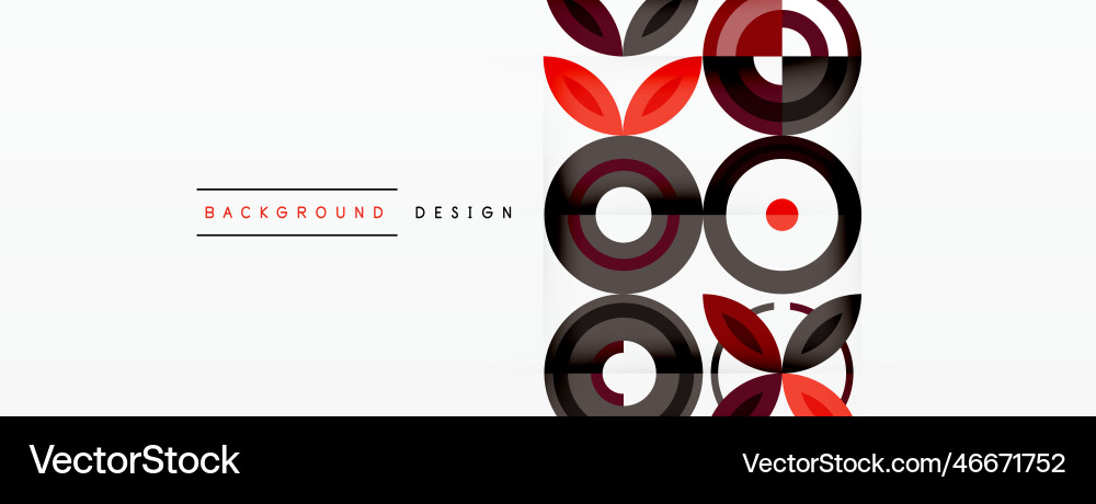 Abstract background - minimalist circles and round Abstract background - minimalist circles and round vector image