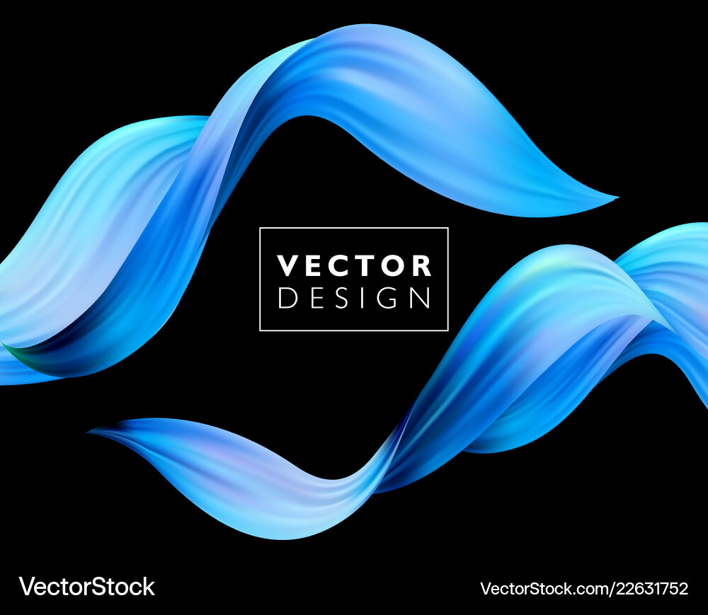 Abstract colorful background color flow vector image